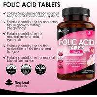 New Leaf Folic Acid Tablets